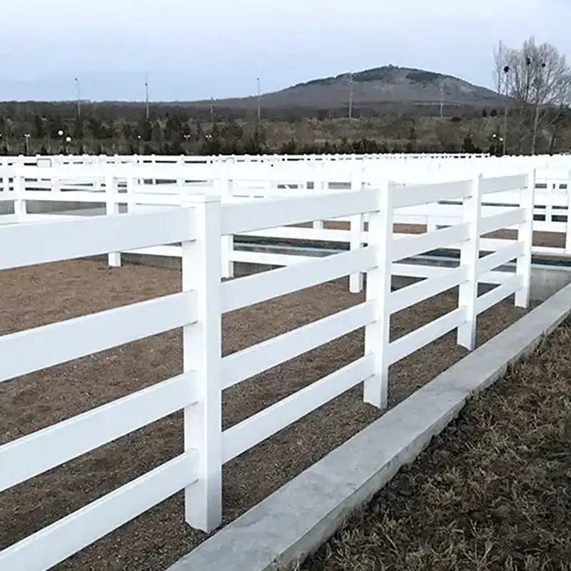 china pvc extrusion horse fence