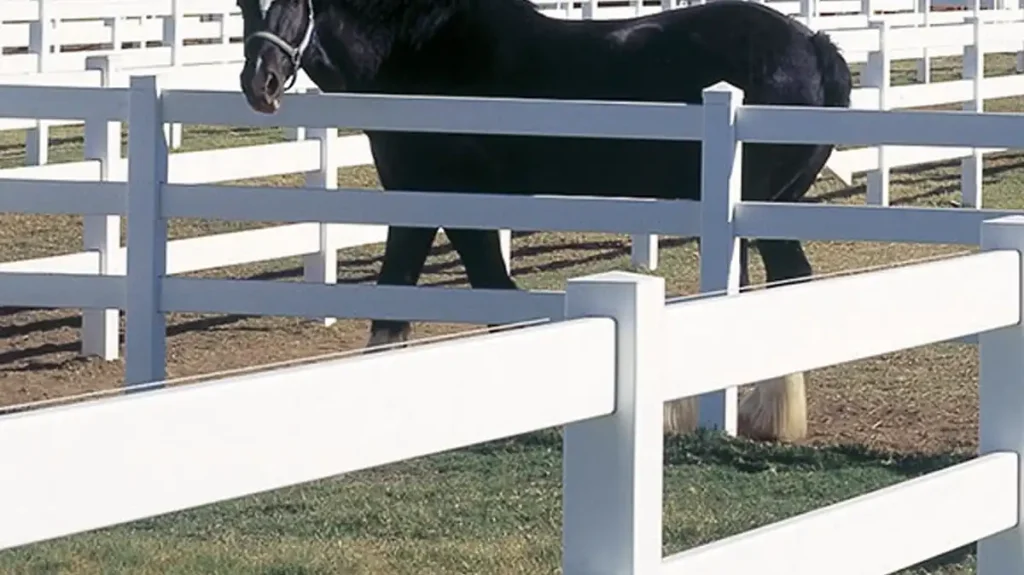 pvc horse fencing