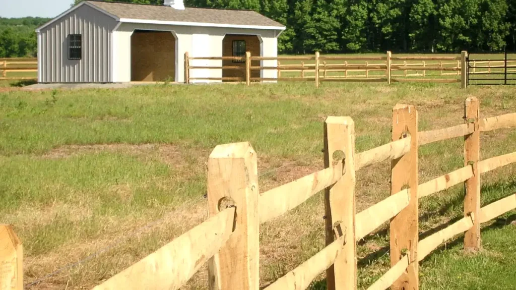 types of horse fences