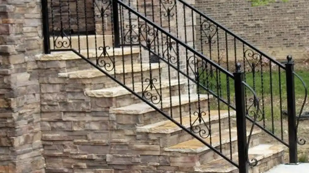 wrought iron stair railings