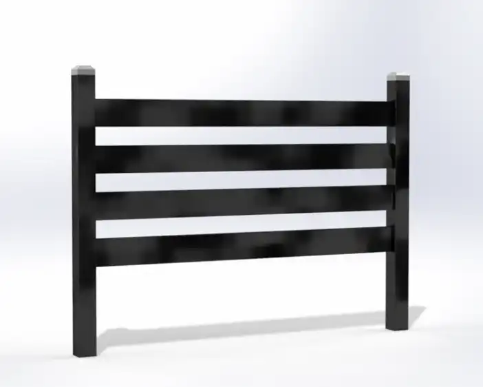 4 rail horse fence