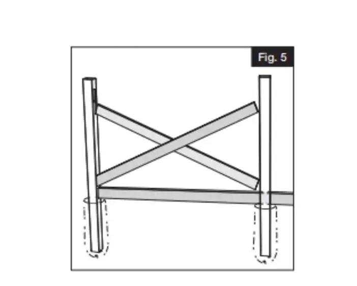 metal horse installation step 5