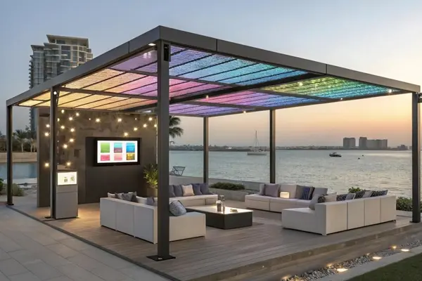 Smart Integrated Tech Pergolas