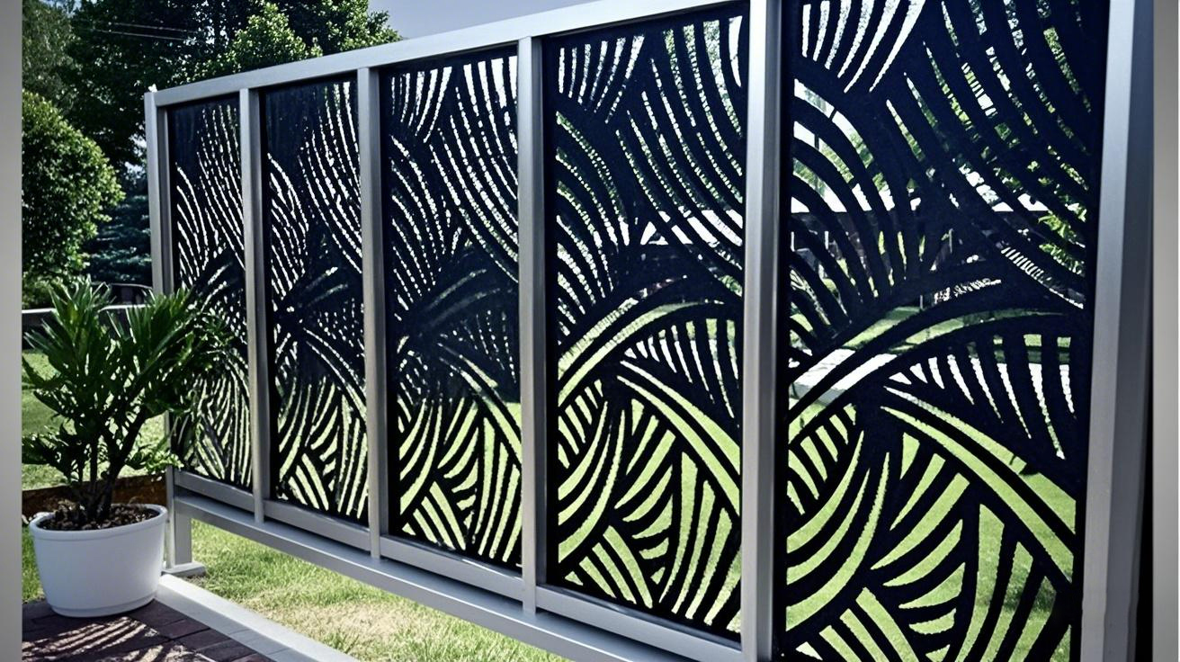 laser cut fence